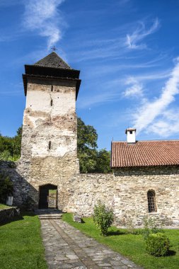 Krallığın yakınlarındaki Sırp Ortodoks Manastırı Studenica manzarası