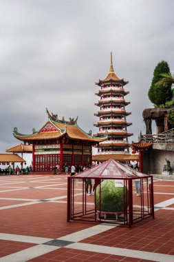 Chin Sweet Cave Temple, Genting Highlands, Pahang, Malezya 'daki Çin tapınağı.. 