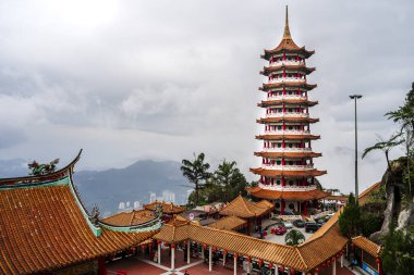 Chin Sweet Cave Temple, Genting Highlands, Pahang, Malezya 'daki Çin tapınağı.. 