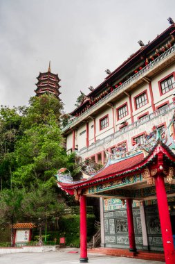 Chin Sweet Cave Temple, Genting Highlands, Pahang, Malezya 'daki Çin tapınağı.. 
