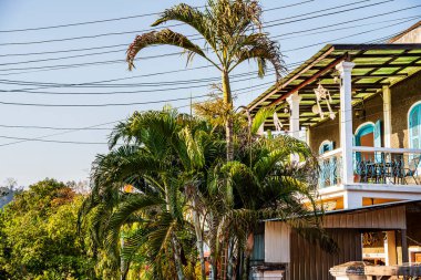 Luang Prabang, Laos - 25 Ocak 2025: Tarihi Merkez Simgeleri, HDR Resmi