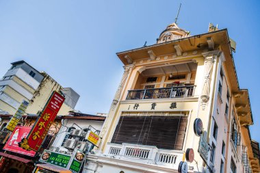 Kuala Lumpur, Malezya - 5 Şubat 2025: Güneşli havada Çin Mahallesi, HDR Görüntü