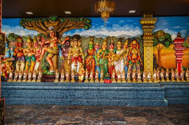 Sri Mahamariamman Tapınağı, Kuala Lumpur, Malezya 'daki en eski Hindu tapınağı.