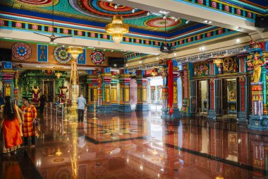 Sri Mahamariamman Tapınağı, Kuala Lumpur, Malezya 'daki en eski Hindu tapınağı.