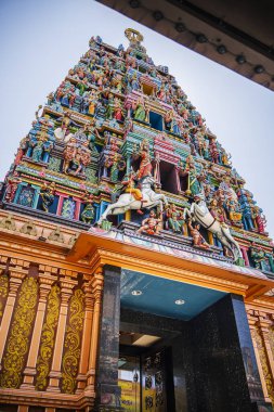 Sri Mahamariamman Tapınağı, Kuala Lumpur, Malezya 'daki en eski Hindu tapınağı.