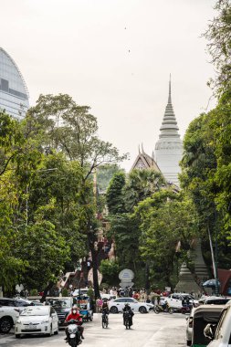Wat Phnom Daun Penh, Budist tapınağı Phnom Penh, Kamboçya