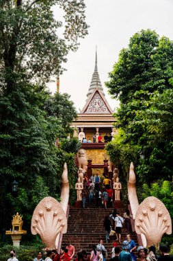 Wat Phnom Daun Penh, Budist tapınağı Phnom Penh, Kamboçya