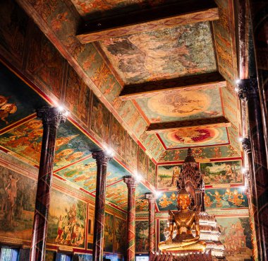 Wat Phnom Daun Penh, Budist tapınağı Phnom Penh, Kamboçya