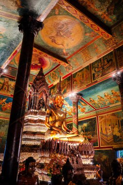 Wat Phnom Daun Penh, Budist tapınağı Phnom Penh, Kamboçya