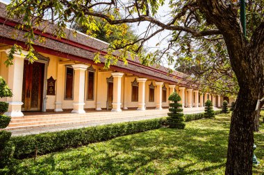 Phnom Penh, Kamboçya - 29 Ocak 2025 Sunny Weather Kraliyet Sarayı