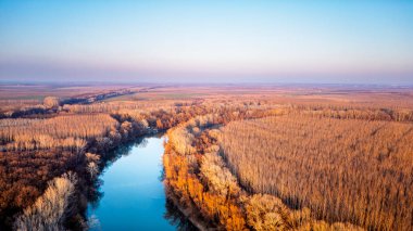 Macaristan 'da Maros veya Mures Nehri