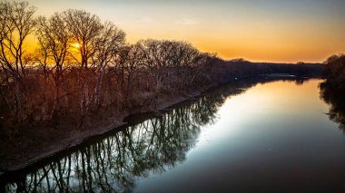 Macaristan 'da Maros veya Mures Nehri