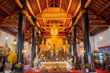 Luang Prabang, Laos - 24 Ocak 2025: Wat Souvannakhiri Tapınağı