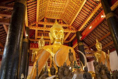 Luang Prabang, Laos - 24 Ocak 2025: Wat Souvannakhiri Tapınağı