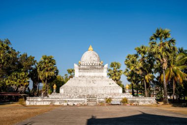 Luang Prabang, Laos - 24 Ocak 2025: Wat Souvannakhiri Tapınağı