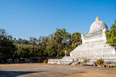 Luang Prabang, Laos - 24 Ocak 2025: Wat Souvannakhiri Tapınağı
