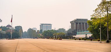 Hanoi, Vietnam - 25 Ocak 2025: Başkanlık Sarayı binası