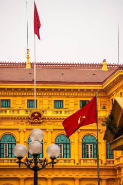 Hanoi, Vietnam - 25 Ocak 2025: Başkanlık Sarayı binası