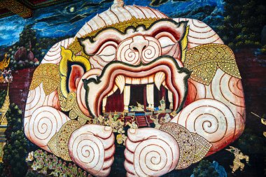 Bangkok, Tayland - 5 Şubat 2025 Sunny Weather Kraliyet Sarayı