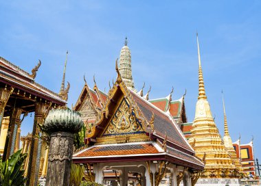 Bangkok, Tayland - 5 Şubat 2025 Sunny Weather Kraliyet Sarayı