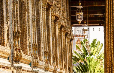 Bangkok, Tayland - 5 Şubat 2025 Sunny Weather Kraliyet Sarayı