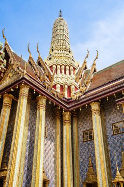 Bangkok, Tayland - 5 Şubat 2025 Sunny Weather Kraliyet Sarayı