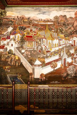 Bangkok, Tayland - 5 Şubat 2025 Sunny Weather Kraliyet Sarayı