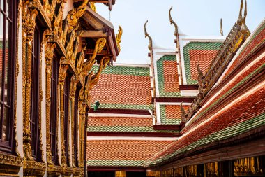 Bangkok, Tayland - 5 Şubat 2025 Sunny Weather Kraliyet Sarayı