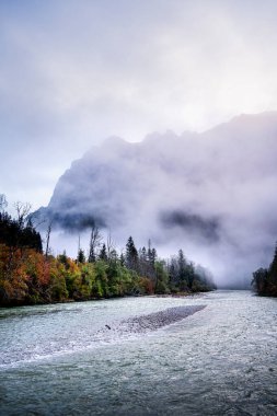 Avusturya 'nın Styria kentindeki Gesause Ulusal Parkı' nın güzel doğa manzarası