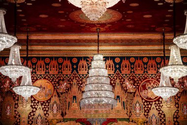 Bangkok, Tayland - 5 Şubat 2025 Wat Hualamphong Tapınağı