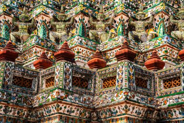 Bangkok, Tayland - 5 Şubat 2025 Wat Arun Tapınağı, HDR Görüntü