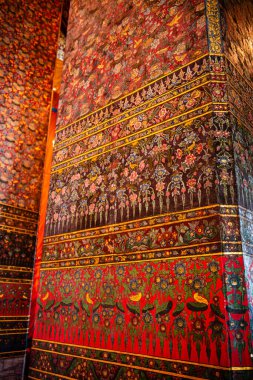 Bangkok, Tayland - 2 Şubat 2025 Wat Pho veya Yalancı Buda Tapınağı