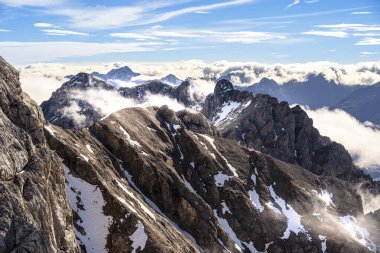 Avusturya 'nın Styria kentindeki Dachstein Buzul Manzarası