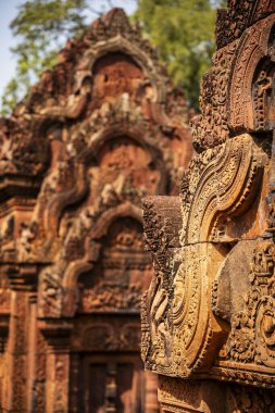 Banteay Srei Tapınağının antik kalıntıları, Angkor, Kamboçya
