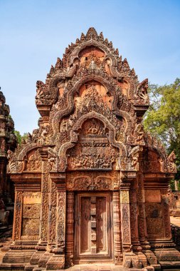 Banteay Srei Tapınağının antik kalıntıları, Angkor, Kamboçya
