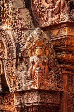 Banteay Srei Tapınağının antik kalıntıları, Angkor, Kamboçya