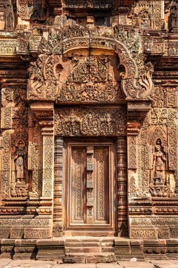 Banteay Srei Tapınağının antik kalıntıları, Angkor, Kamboçya