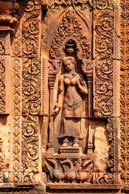 Banteay Srei Tapınağının antik kalıntıları, Angkor, Kamboçya