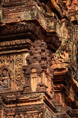 Banteay Srei Tapınağının antik kalıntıları, Angkor, Kamboçya