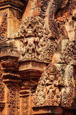 Banteay Srei Tapınağının antik kalıntıları, Angkor, Kamboçya