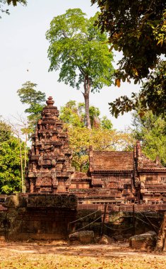 Banteay Srei Tapınağının antik kalıntıları, Angkor, Kamboçya
