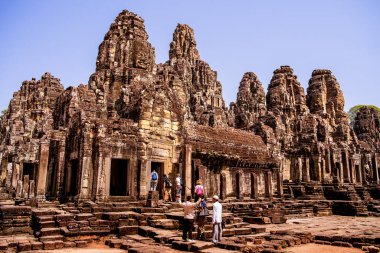 Siem Reap, Kamboçya 'daki Angkor Wat Tapınağı