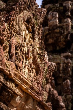 Angkor, Kamboçya 'daki Chau Say Tevoda Tapınağı' nın antik kalıntıları