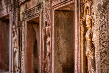 Angkor, Kamboçya 'daki Banteay Kdei Tapınağı' nın antik kalıntıları