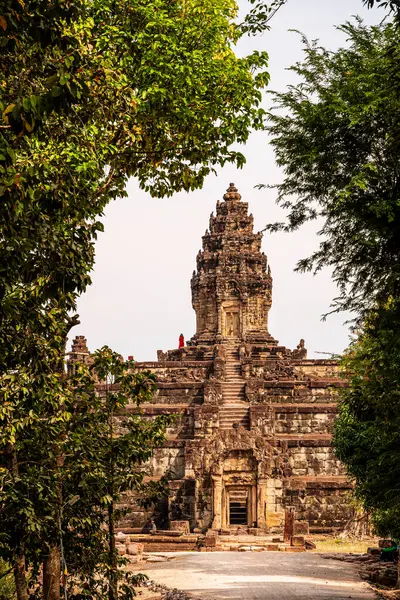 Angkor Kompleksi, Kamboçya 'daki Bakong Tapınağı' nın antik kalıntıları