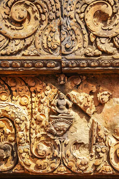 Banteay Srei Tapınağının antik kalıntıları, Angkor, Kamboçya