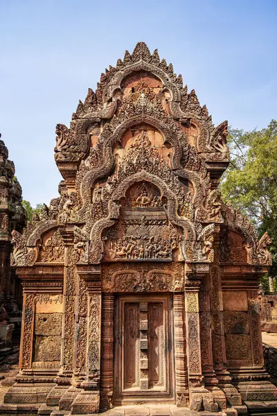 Banteay Srei Tapınağının antik kalıntıları, Angkor, Kamboçya