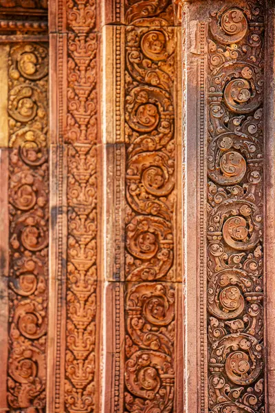 Banteay Srei Tapınağının antik kalıntıları, Angkor, Kamboçya