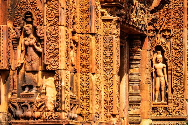 Banteay Srei Tapınağının antik kalıntıları, Angkor, Kamboçya