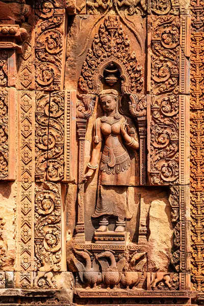 Banteay Srei Tapınağının antik kalıntıları, Angkor, Kamboçya